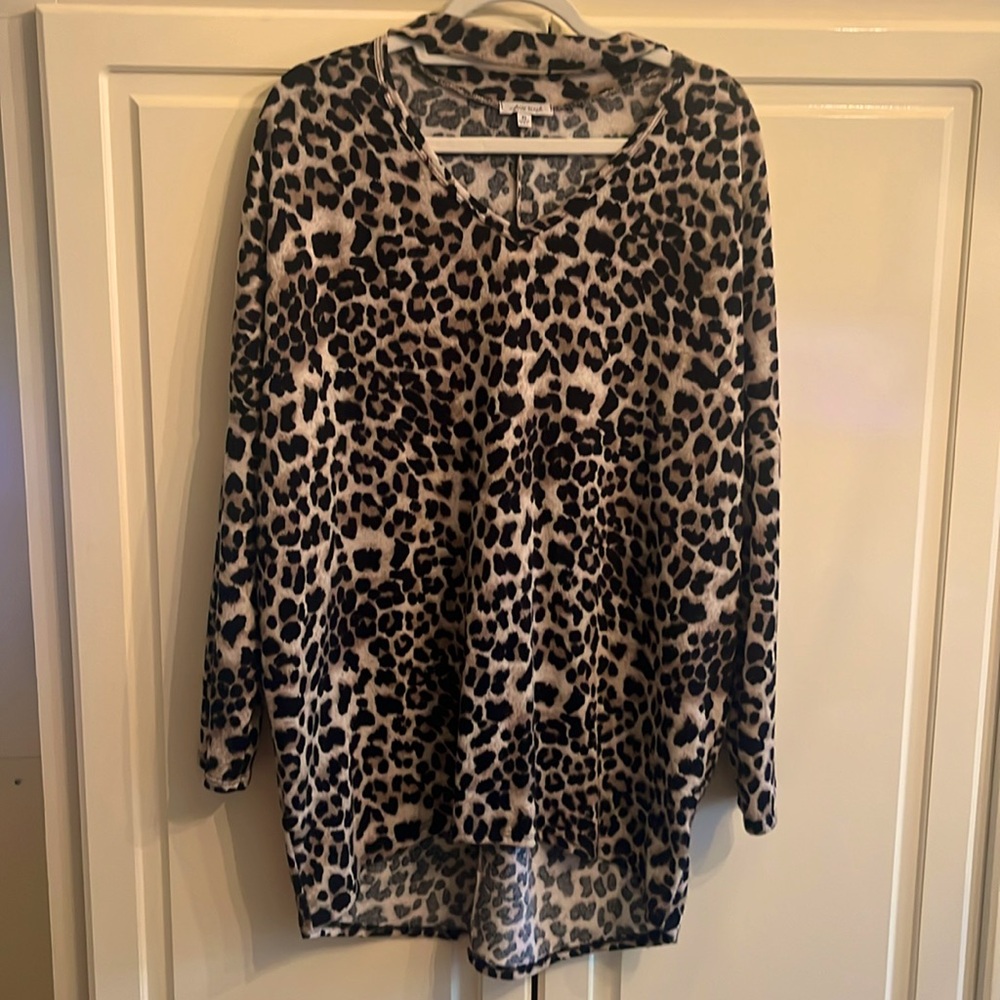 Leopard sweater by white birch